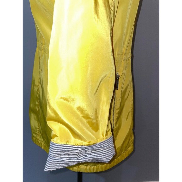London Fog Women's Rain Coat Parka size L Yellow Preppy Old Money - Picture 2 of 14